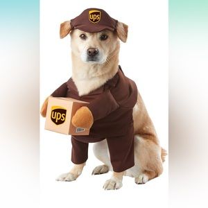 UPS Dog Costume EUC